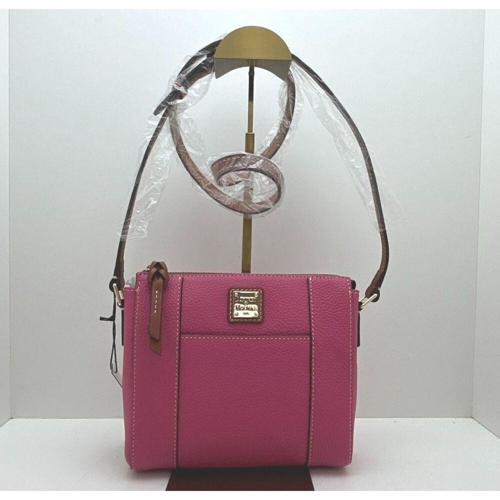 NWT Dooney & Bourke Pebble Grain Lexington Crossbody Bag - Fuchsia / Pink